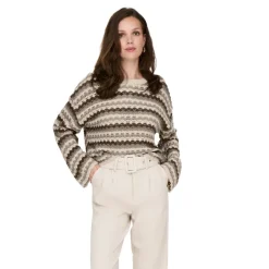 Pantalones bermudas Only Onlasa Ls Short O-Neck Cc Knt