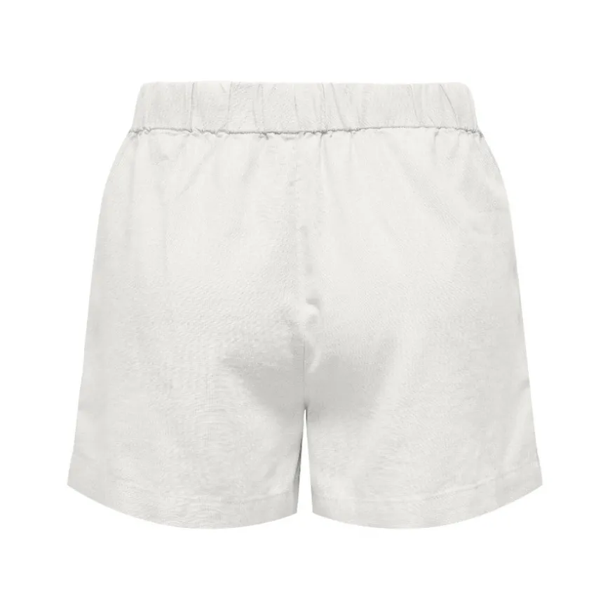 Pantalones bermudas Only Onlgoa Mw Lin Bl Pull-Up Shorts Cc Pnt