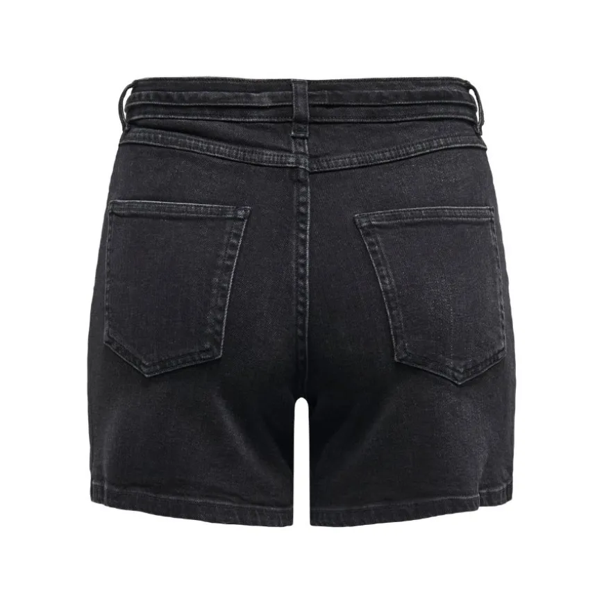 Pantalones bermudas Only Onlgianna Mw Belted Shorts Azg Dnm Noos