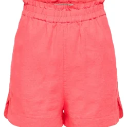 Pantalones bermudas Only Onlcaro Hw Pb Linen Blend Shorts Pnt