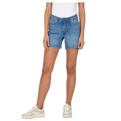 Pantalones bermudas Only Onlgianna Mw Belted Shorts Azg Dnm Noos