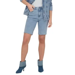 Pantalones bermudas Only Onlemily Hw Long Dnm Shorts Cro741 Noos