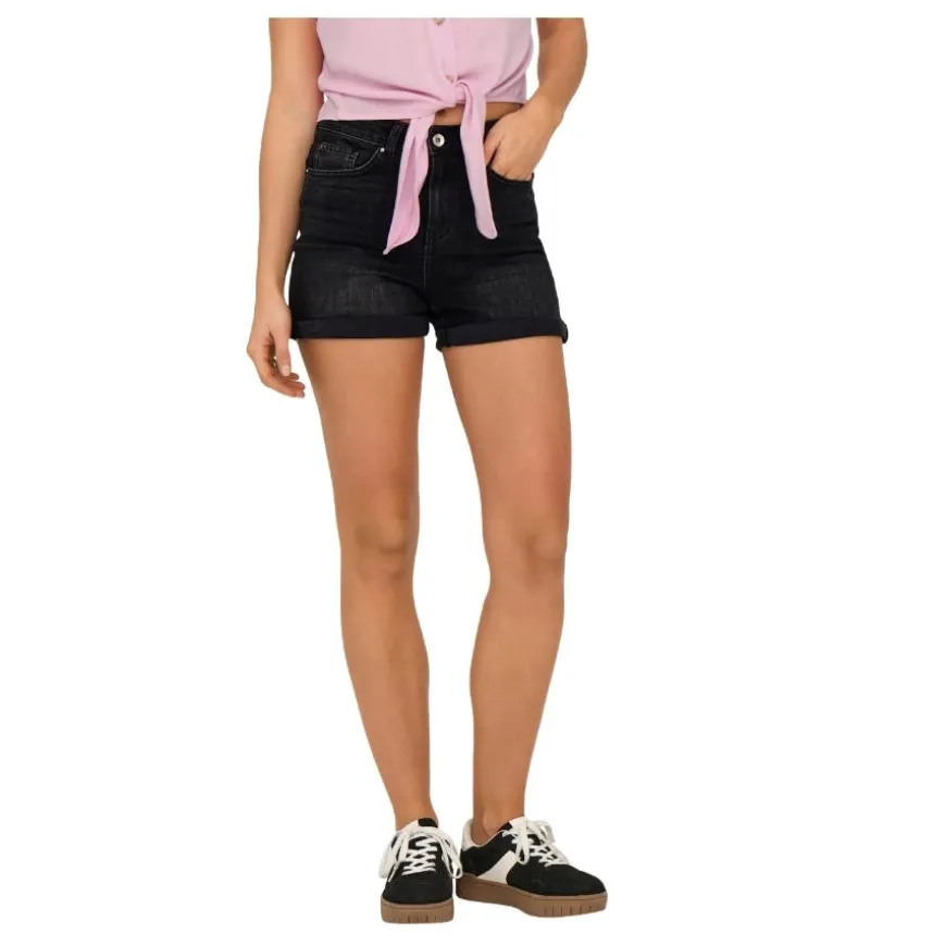 Pantalones bermudas Only Onljosephine Stretch Shorts Dnm Azg Noos