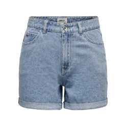 Pantalones bermudas Only Onlvega Hw Mom Dnm Shorts Noos