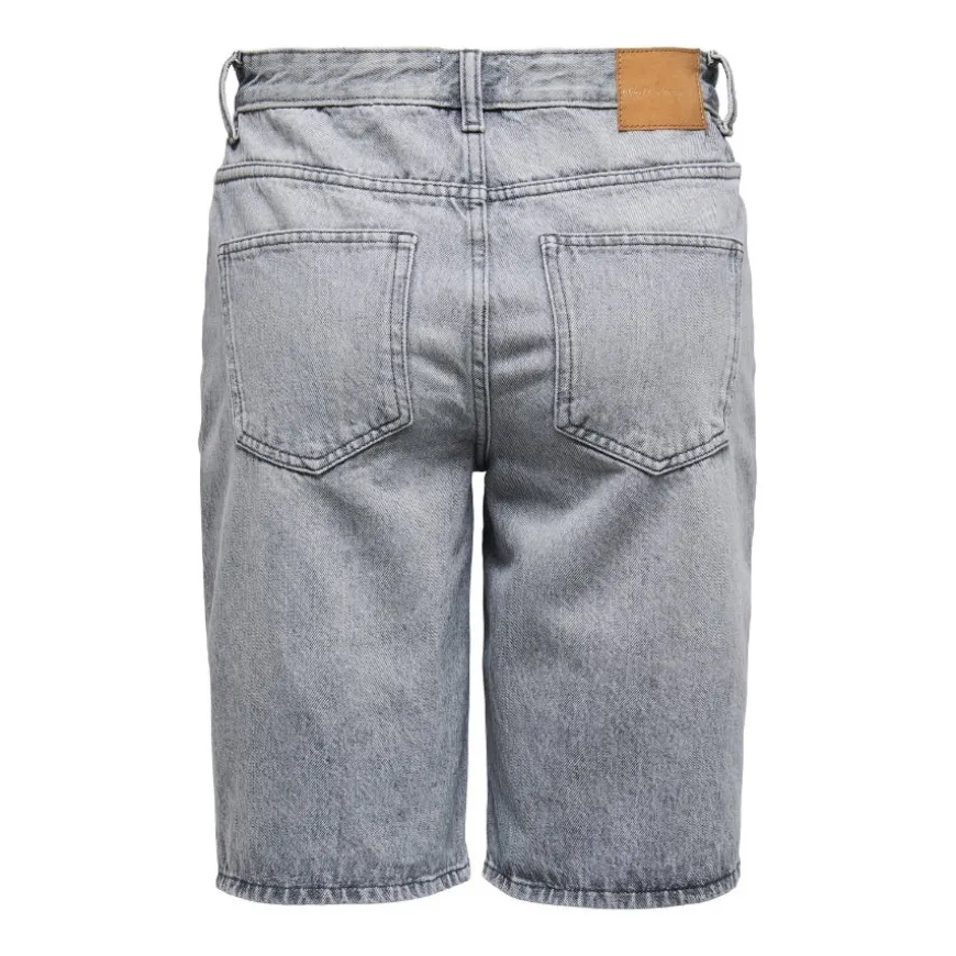 Pantalones bermudas Only Onlsonny Hw Wide Dnm Shorts Noos