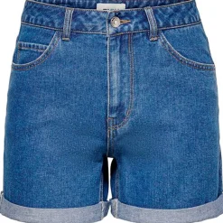 Pantalones bermudas Only Onlvega Life Hw Mom Shorts Noos