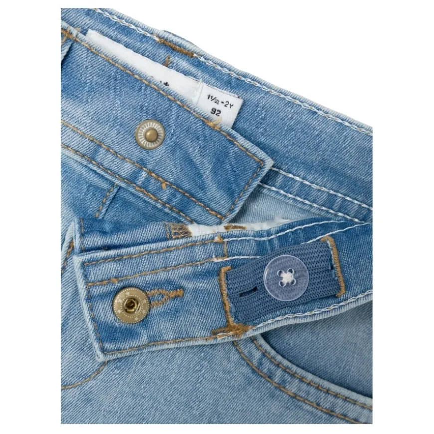 Pantalones cortos Name-it Nmfsalli Slim Dnm Shorts 9759-Ic Tb
