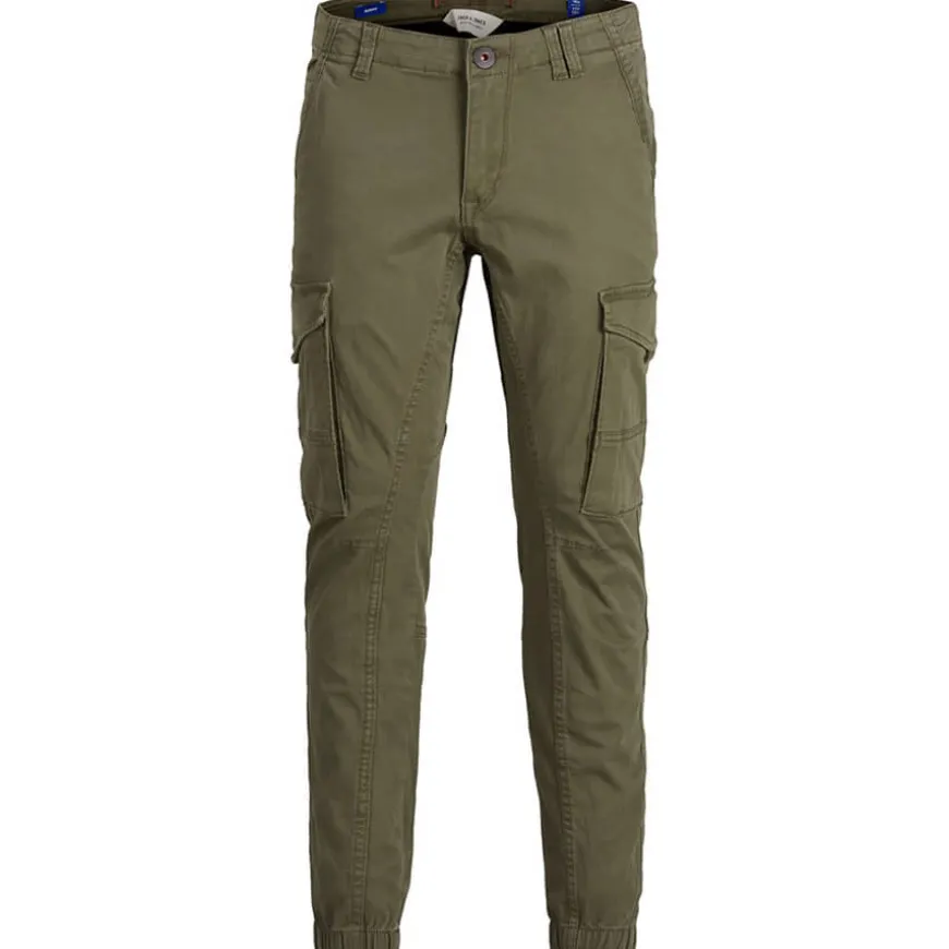 Pantalones largos Jack & jones Jjipaul Jjflake Akm 542 Olive N Noos Jr