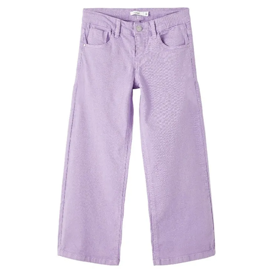 Pantalones largos Name-it N.U. Nkfrose Wide Twi Pant 1115-Tp Noos
