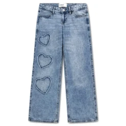 Pantalones tejanos Abercrombie Afg Low Rise Hearts Baggy Jean