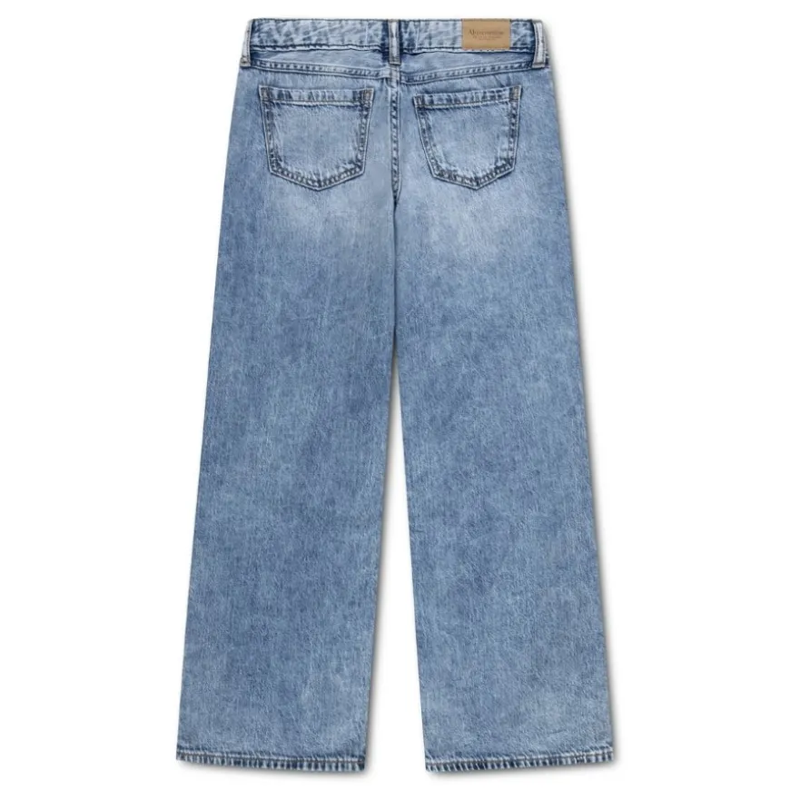 Pantalones tejanos Abercrombie Afg Low Rise Hearts Baggy Jean