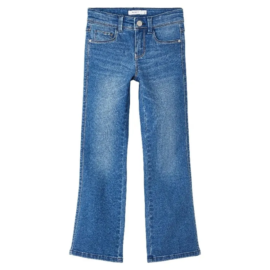 Pantalones tejanos Name-it Nkfpolly Skinny Boot Jeans 1142-Au Noos