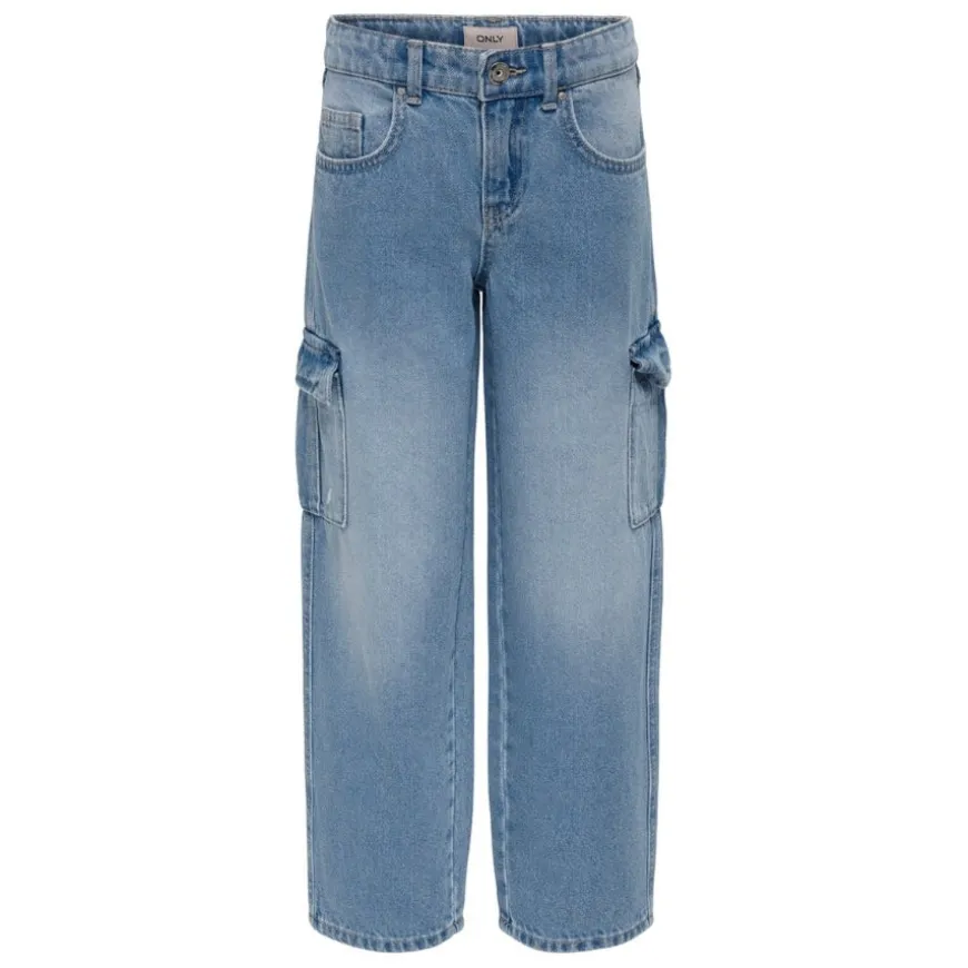 Pantalones tejanos Only kids Kogharmony Wide Cargo Carrot Pim Noos