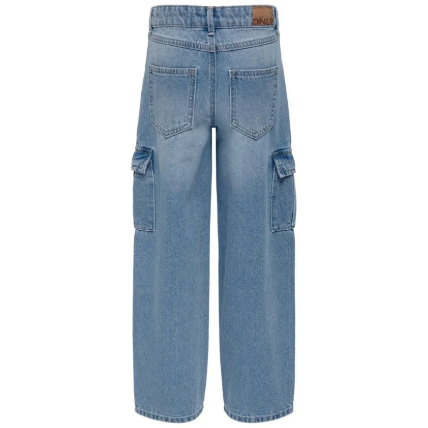 Pantalones tejanos Only kids Kogharmony Wide Cargo Carrot Pim Noos