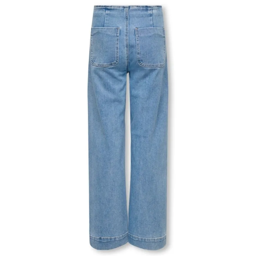 Pantalones tejanos Only kids Kogmadeline Hw Wide Pocket Dnm Gua
