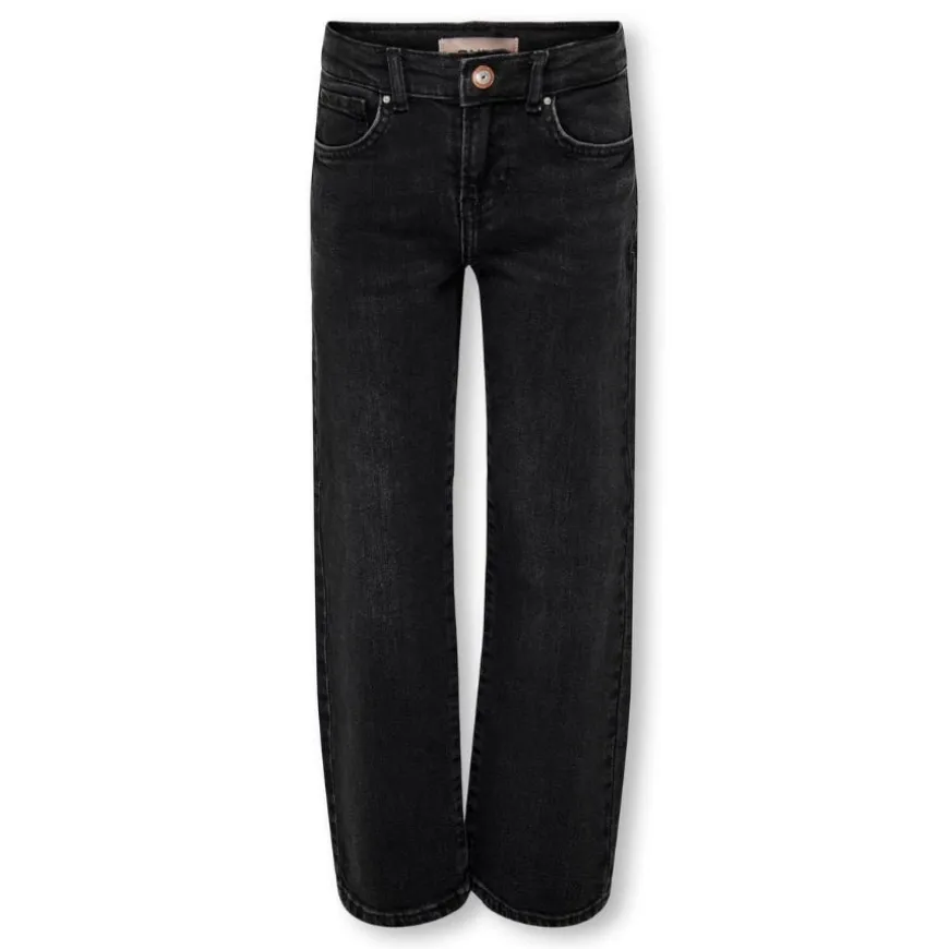 Pantalones tejanos Only kids N.U. Kogmegan Wide Black AZG Noos