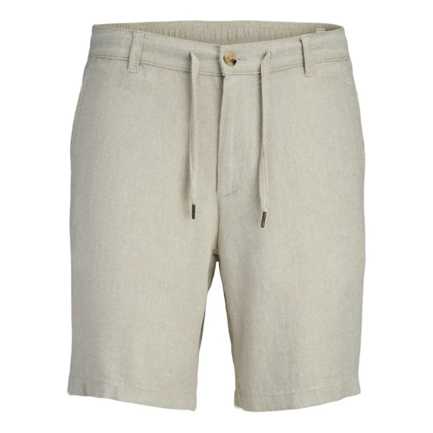 Pantalones bermudas Jack & jones Jpstace Mykonos Linen Blend Shorts Reg