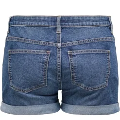 Pantalones bermudas Jdy Jdymoon Mw Sk Foldup Shorts Dnm Mix Noos
