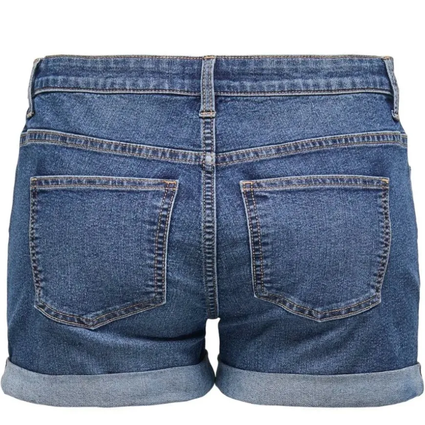 Pantalones bermudas Jdy Jdymoon Mw Sk Foldup Shorts Dnm Mix Noos