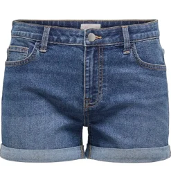 Pantalones bermudas Jdy Jdymoon Mw Sk Foldup Shorts Dnm Mix Noos