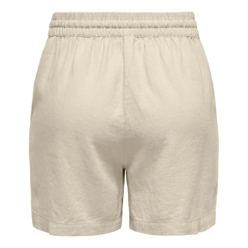 Pantalones bermudas Jdy Jdysay Hw Linen String Shorts Wvn Noos