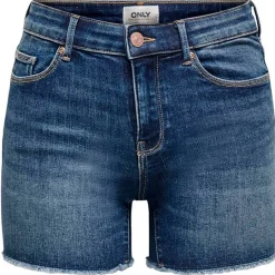 Pantalones bermudas Only Onlblush Life Mid Sk Raw Shorts Noos