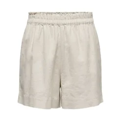 Pantalones bermudas Only Onltokyo Hw Linen Blend Shorts Pnt Noos