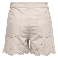 Pantalones bermudas Only Onlsanja Hw Bro Ang Shorts Pnt Sp