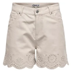 Pantalones bermudas Only Onlsanja Hw Bro Ang Shorts Pnt Sp