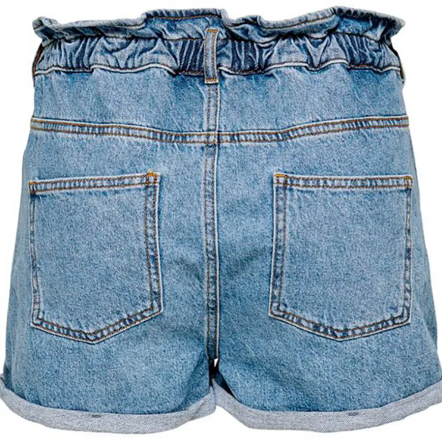 Pantalones bermudas Only Onlcuba Life Paperbag Dnm Shorts Noos