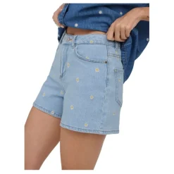 Pantalones bermudas Only Onljosephine Hw Daisy Dnm Shorts Azgnoos