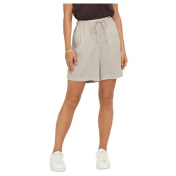 Pantalones bermudas Only Onlsiesta Mw Pull-Up Lin Bl Shorts Noos