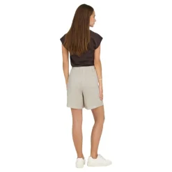 Pantalones bermudas Only Onlsiesta Mw Pull-Up Lin Bl Shorts Noos