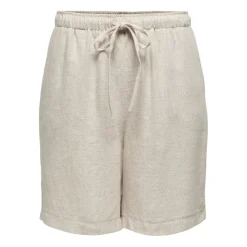 Pantalones bermudas Only Onlsiesta Mw Pull-Up Lin Bl Shorts Noos