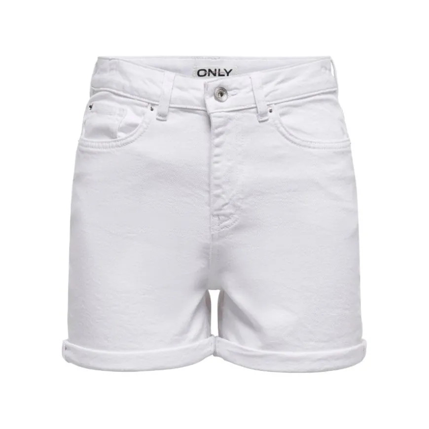 Pantalones bermudas Only Onljosephine Stretch Shorts Dnm Azg Noos