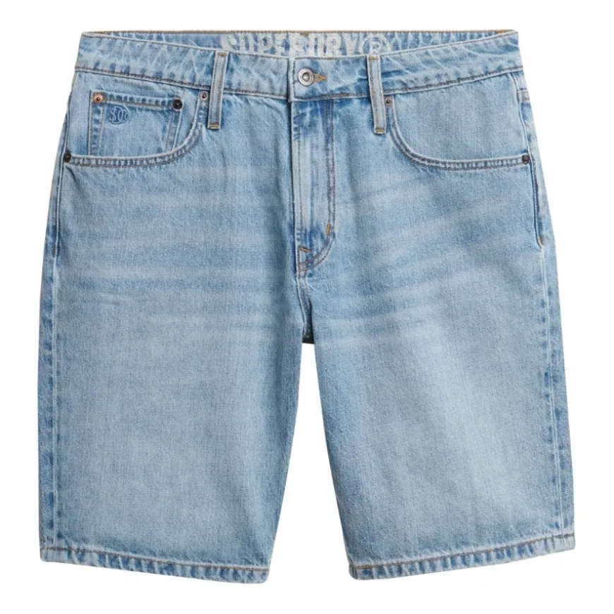 Pantalones bermudas Superdry Vintage Straight Short