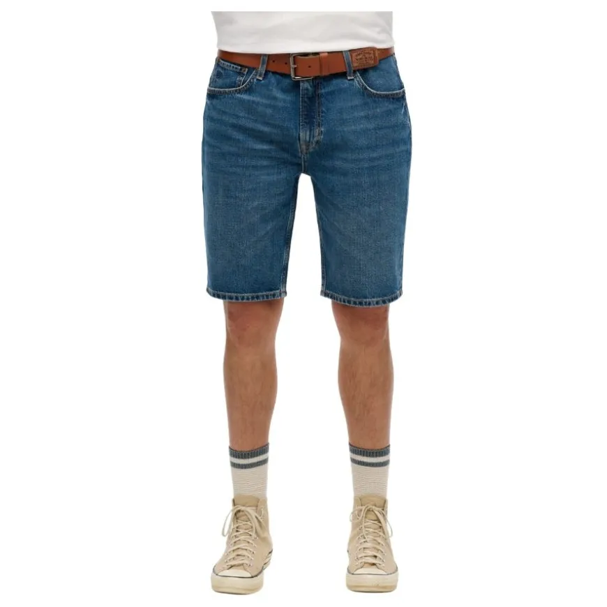 Pantalones bermudas Superdry Vintage Straight Short