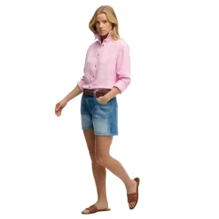 Pantalones bermudas Superdry Mid Rise Denim Short