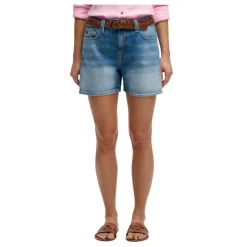 Pantalones bermudas Superdry Mid Rise Denim Short