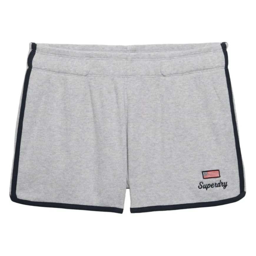 Pantalones bermudas Superdry Ath Ess Waffle Retro Short