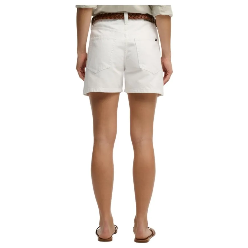 Pantalones bermudas Superdry Mid Rise Denim Short
