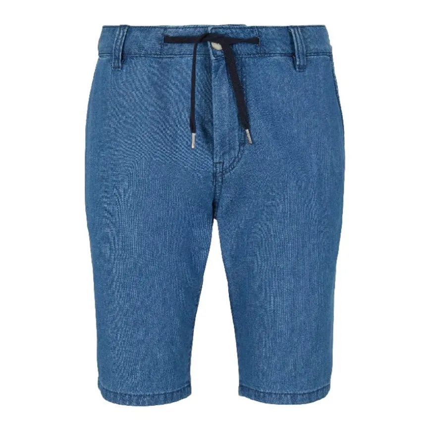 Pantalones bermudas Tom tailor Short vaquero de hombre con cintura ajustable con