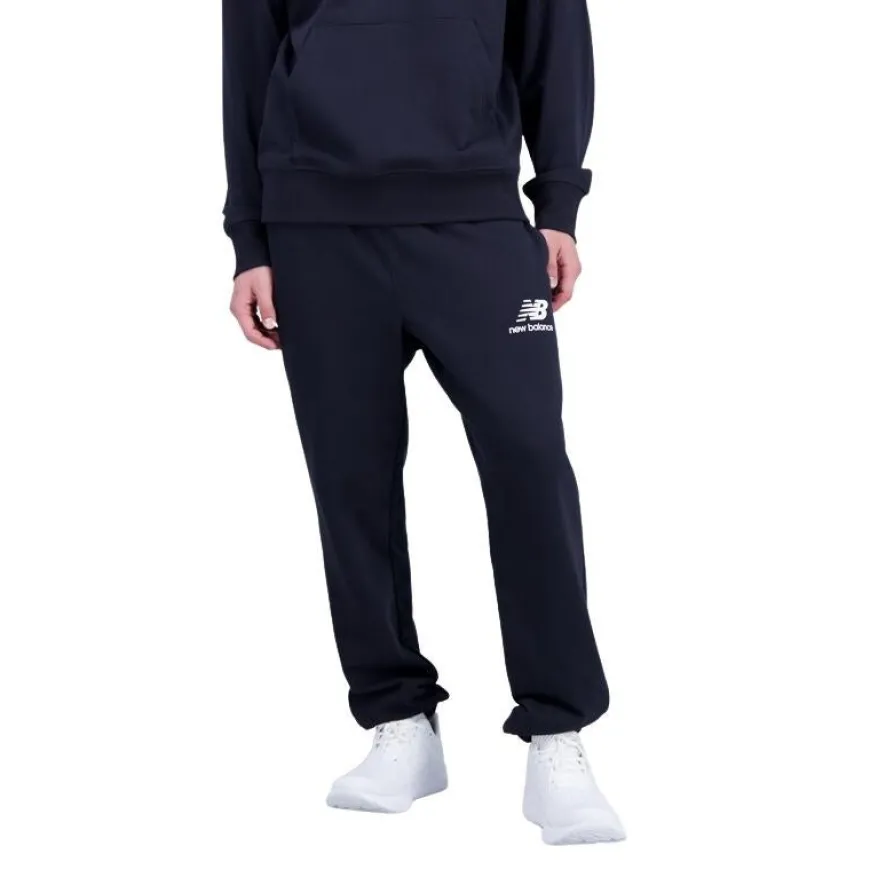 Pantalones chándal New balance Essentials Stacked Logo French Terry Sweatpant