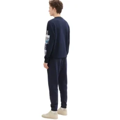 Pantalones chándal Tom tailor Sweat Jogger With Print Knitted Pants