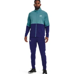 Pantalones chándal Under armour UA PIQUE TRACK PANT-BLU