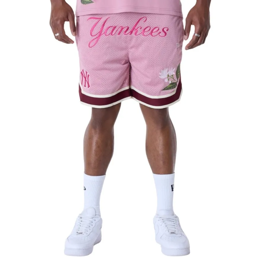 Pantalones cortos New era Mlb Floral Mesh Shortnew York Yankees Cop