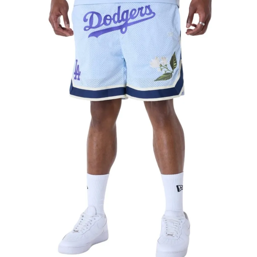 Pantalones cortos New era Mlb Floral Mesh Shortlos Angeles Dodgers Pab