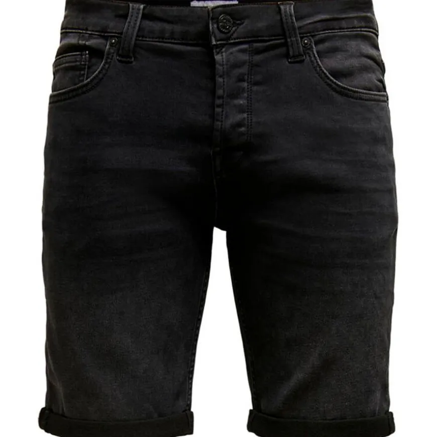Pantalones cortos Only & sons Onsply Life Reg Blk Jog Sht Pk 8581 Noos