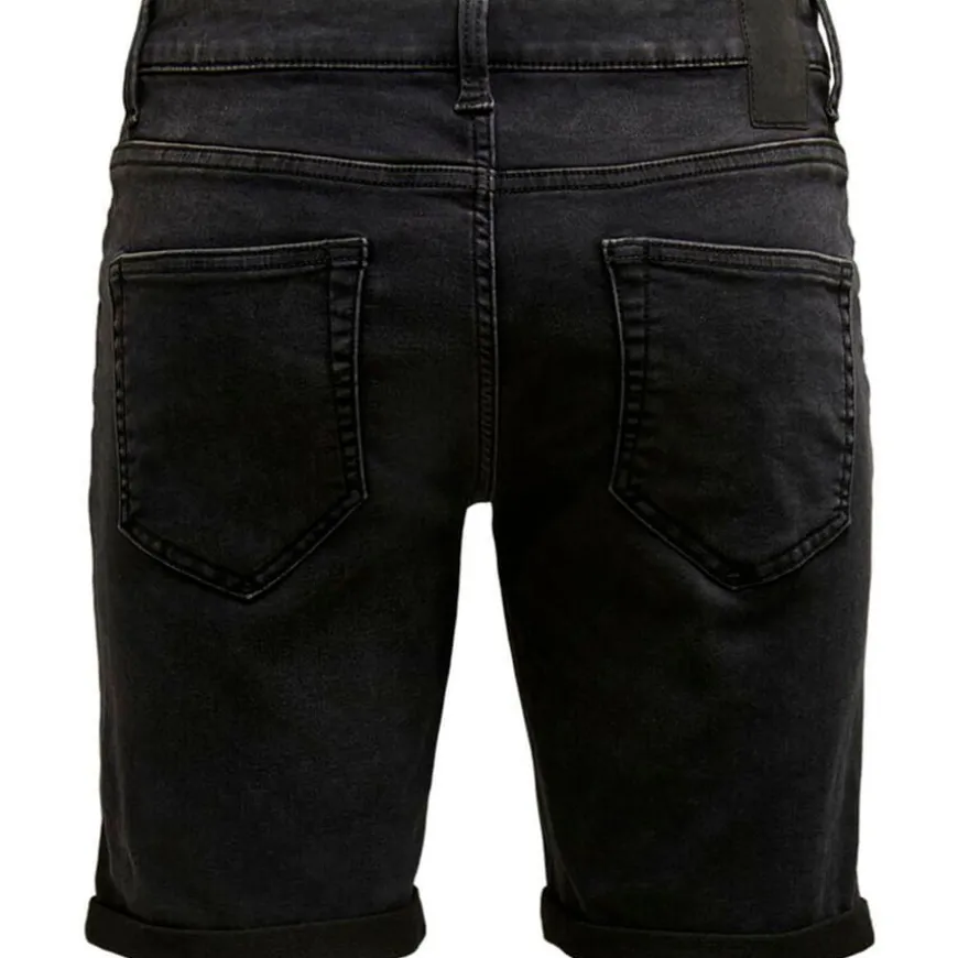 Pantalones cortos Only & sons Onsply Life Reg Blk Jog Sht Pk 8581 Noos