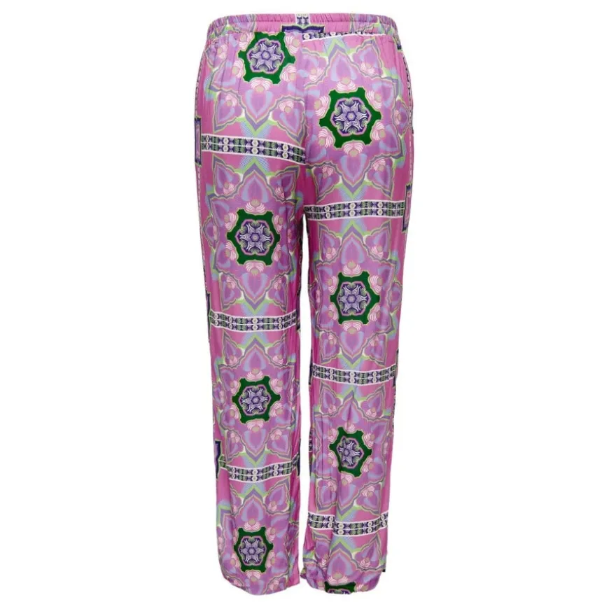 Pantalones largos Carmakoma Carkendra Life Wide Ankle Pants Aop